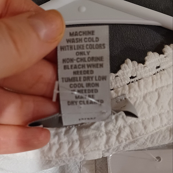 FLASH SALE!! Soft Surroundings White Peruvian Taos Top - Picture 6 of 7